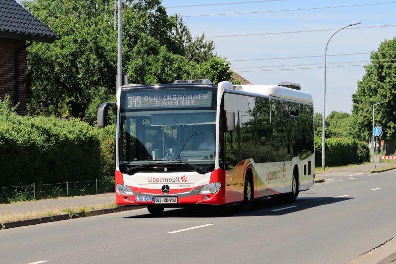 Die KVG Lippe nutzt in ihren Linienbussen die automatischen Fahrgastzählsysteme (AVZS) von Derovis (Bild: KVG).